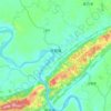 Pipa topographic map, elevation, terrain