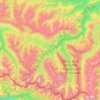 Архызское сельское поселение topographic map, elevation, terrain