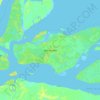 Ilha Caviana topographic map, elevation, terrain