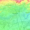 Ingolstadt topographic map, elevation, terrain