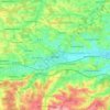 Dorfen topographic map, elevation, terrain