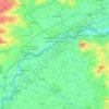 Comines-Warneton topographic map, elevation, terrain