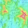 世回尧街道 topographic map, elevation, terrain