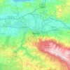Osmangazi topographic map, elevation, terrain