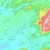 Omalur topographic map, elevation, terrain