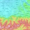 Chang'an District topographic map, elevation, terrain