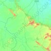 Tiring topographic map, elevation, terrain