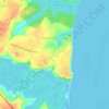 Barra de Gramame topographic map, elevation, terrain