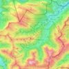 Kleinwalsertal topographic map, elevation, terrain