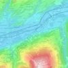 Sion topographic map, elevation, terrain
