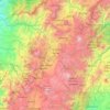 Pichincha topographic map, elevation, terrain