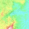 Bom Jesus do Vermelho topographic map, elevation, terrain