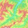Rocca San Casciano topographic map, elevation, terrain