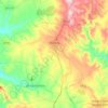 Mandas topographic map, elevation, terrain