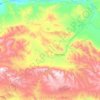 Чеди-Хольский кожуун topographic map, elevation, terrain