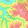 Hekimbaşı Mahallesi topographic map, elevation, terrain