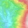 Vranja topographic map, elevation, terrain