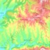Kalanjevci topographic map, elevation, terrain