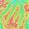 Sambuca Pistoiese topographic map, elevation, terrain