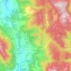 Cottanello topographic map, elevation, terrain