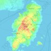 Guimaras Island topographic map, elevation, terrain