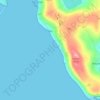 Nes, Eysturoy topographic map, elevation, terrain
