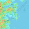 Xiangshan County topographic map, elevation, terrain