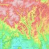 Sonneberg topographic map, elevation, terrain