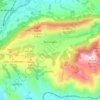 Durazzano topographic map, elevation, terrain