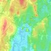 Arcadia topographic map, elevation, terrain