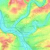 Bad Friedrichshall topographic map, elevation, terrain