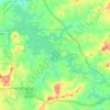 Nottely Lake topographic map, elevation, terrain