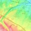 Borden topographic map, elevation, terrain