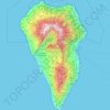 La Palma topographic map, elevation, terrain