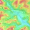 Katastralgemeinde Alland topographic map, elevation, terrain