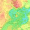 Buckow topographic map, elevation, terrain