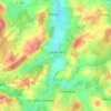 Lavernay topographic map, elevation, terrain