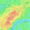 Chaillot topographic map, elevation, terrain