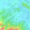 Nisam topographic map, elevation, terrain