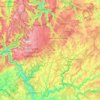 Neckar-Odenwald-Kreis topographic map, elevation, terrain