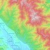 Badar topographic map, elevation, terrain