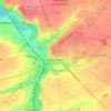 Montdidier topographic map, elevation, terrain