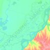 Municipio de Santa Rosa de Calchines topographic map, elevation, terrain