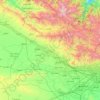 Alborz Province topographic map, elevation, terrain