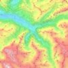Innertkirchen topographic map, elevation, terrain