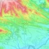 Aibar/Oibar topographic map, elevation, terrain