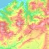 Dahra topographic map, elevation, terrain