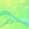 Barari topographic map, elevation, terrain