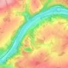 Sclayn topographic map, elevation, terrain