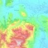 Esperia topographic map, elevation, terrain